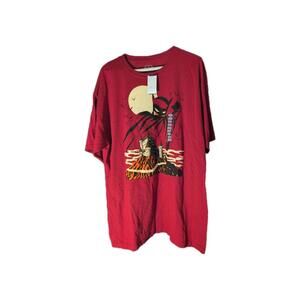 New T-shirt BATMAN & CASTLE Red Size XL~#315